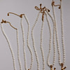 Collier à perles avec pendentif Initial 13