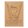 Ensemble 3 colliers pendentifs Signe Zodiaque 18