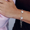 Bracelet Charm avec cœurs Personnalisés 12
