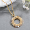 Collier pendentif circulaire personnalisé nom arabe 10