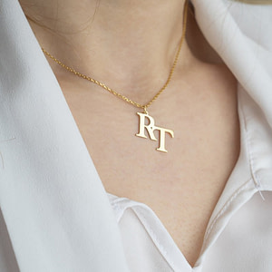 Collier 2 lettres initiales