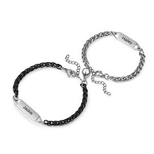 Bracelets magnétiques personnalisés pour couples