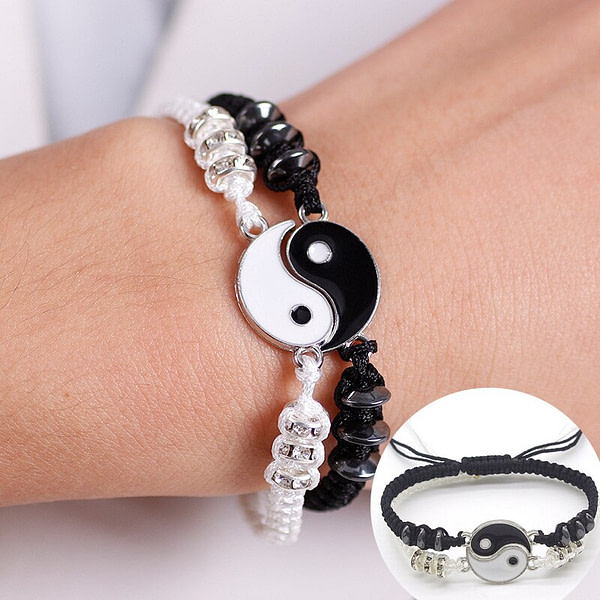 Ensemble Bracelet et collier Yin Yang pour Couple 5